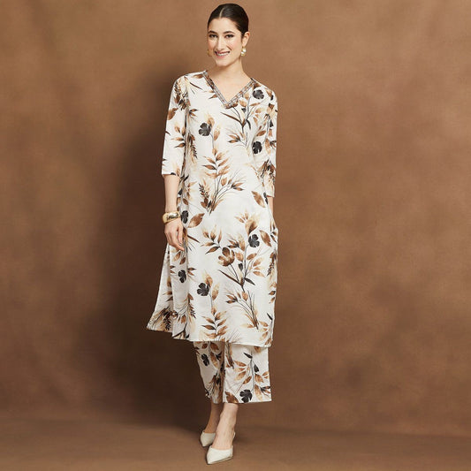Petals printed Co ord set