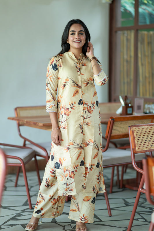 Flora Silk Co-ord - 201